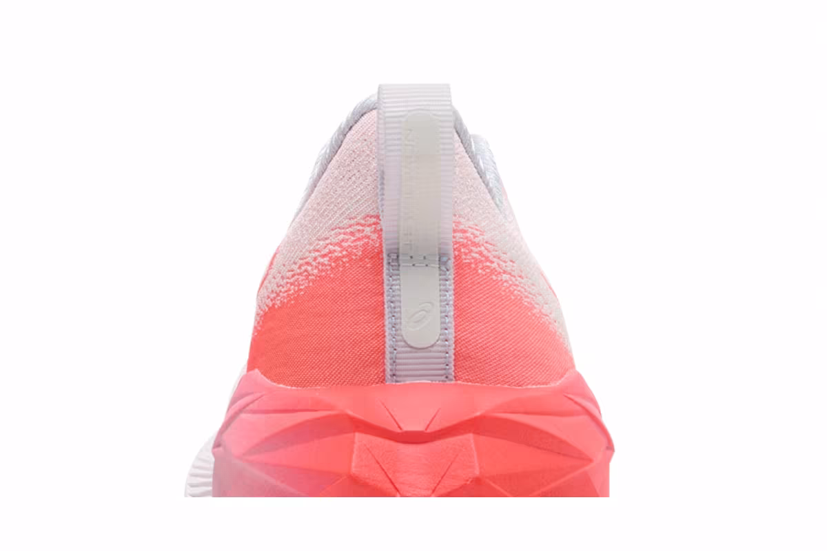 Hakaone Ekiden x ASICS Women's Novablast 4 White Sunrise Red, view 8