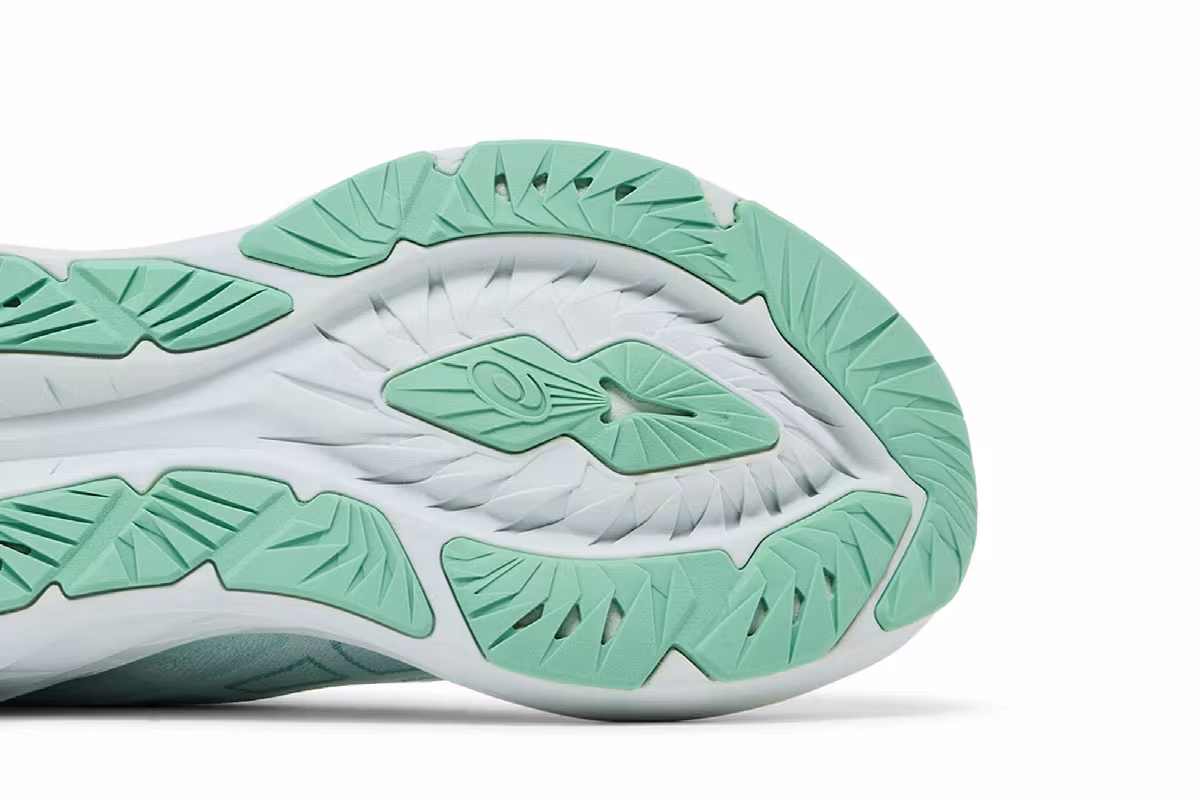 ASICS Women's Novablast 4 Pale Mint White, view 6