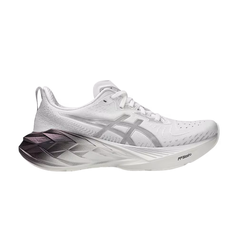 ASICS Women's Novablast 4 Platinum Real White Pure Silver