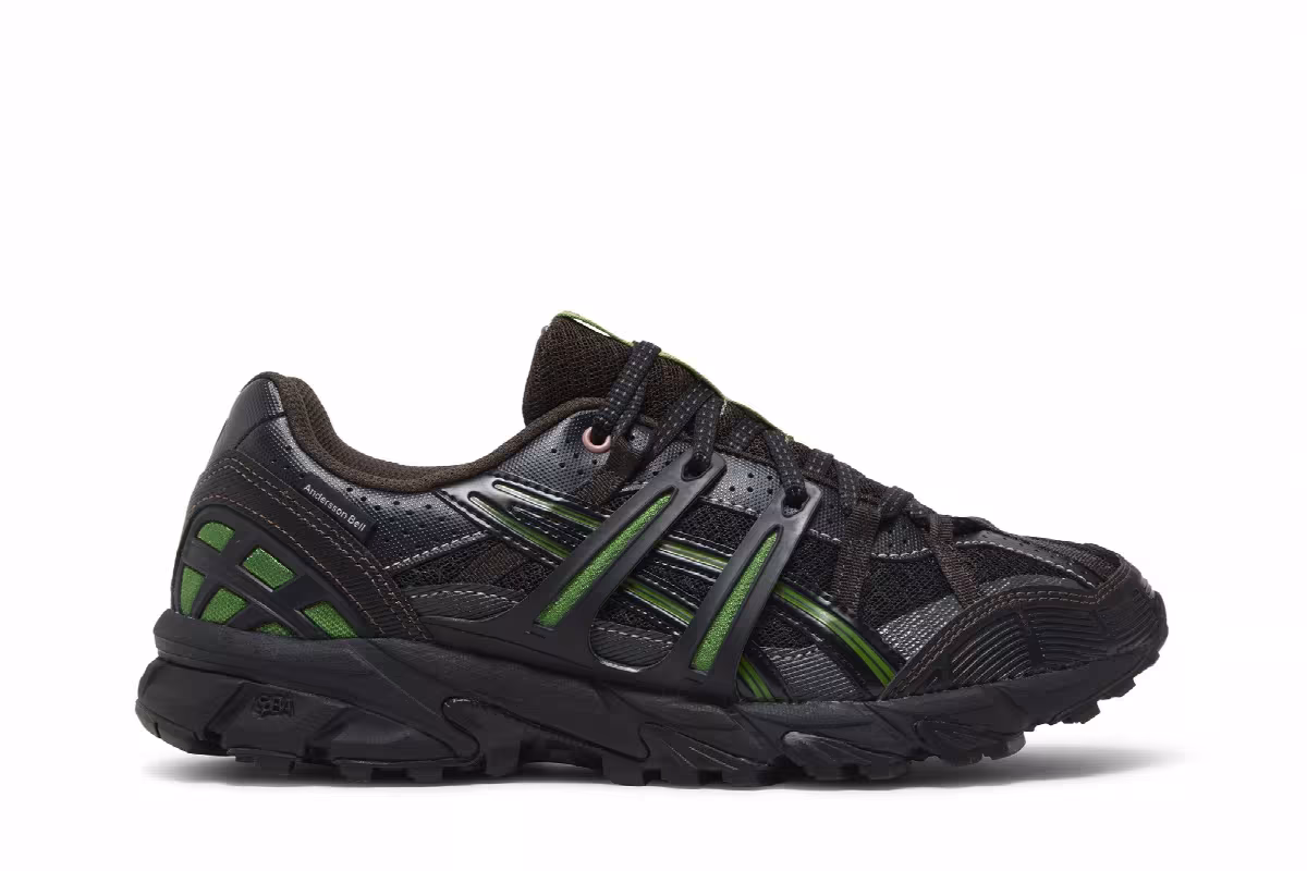 Andersson Bell x ASICS Gel Sonoma 15-50 Black Green, view 2
