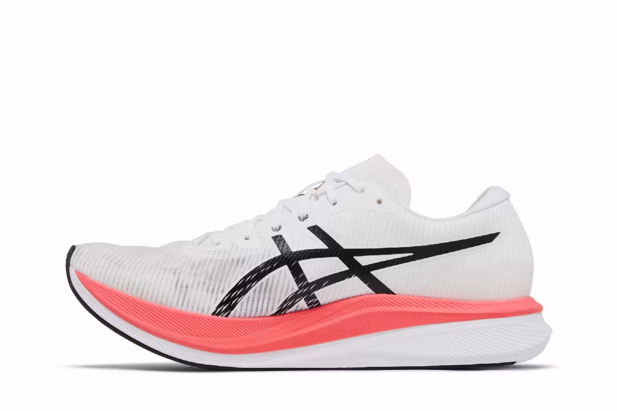 Asics Magic Speed 3 White Black Pink, view 4