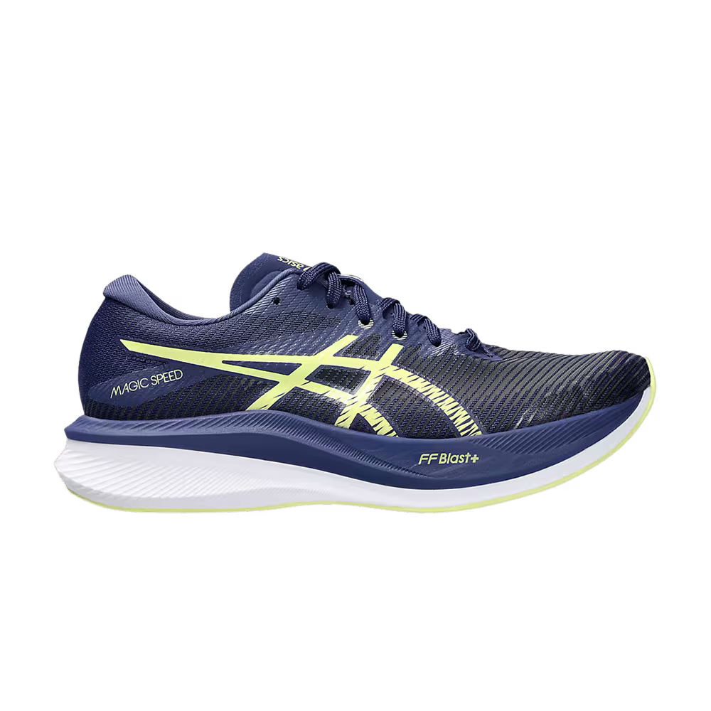 Asics Women's Magic Speed 3 Illusion Blue Glow Yellow