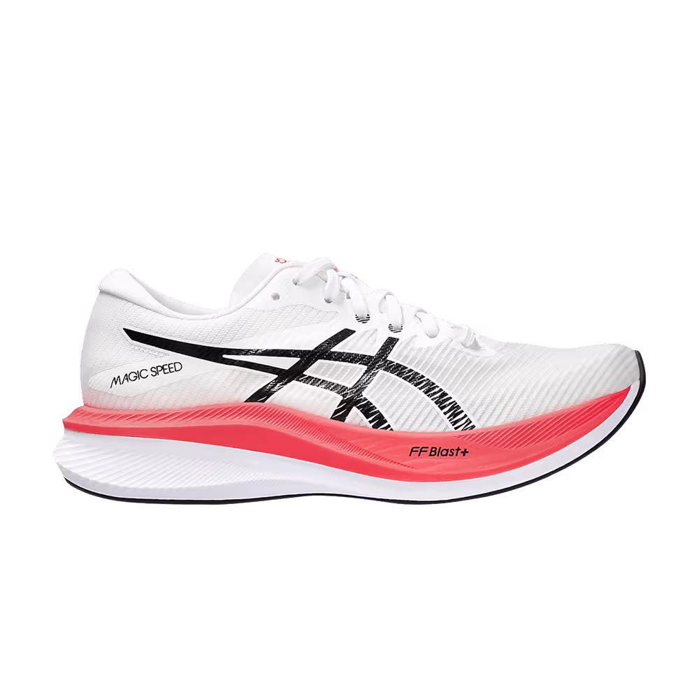 Asics Women's Magic Speed 3 White Black Pink