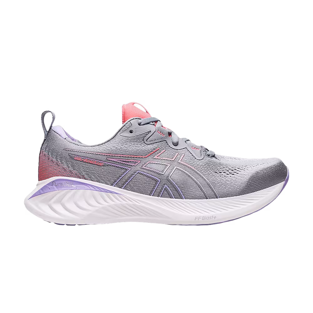 Asics Women's Gel Cumulus 25 Wide Sheet Rock Papaya