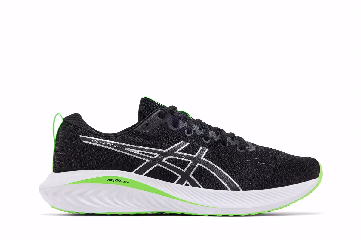 ASICS Gel Excite 10 Black Lime, view 2