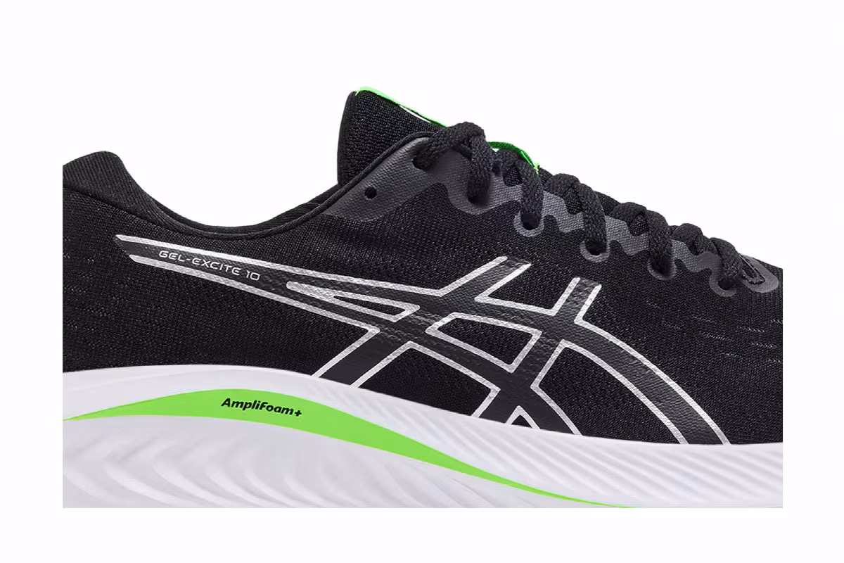 ASICS Gel Excite 10 Black Lime, view 3