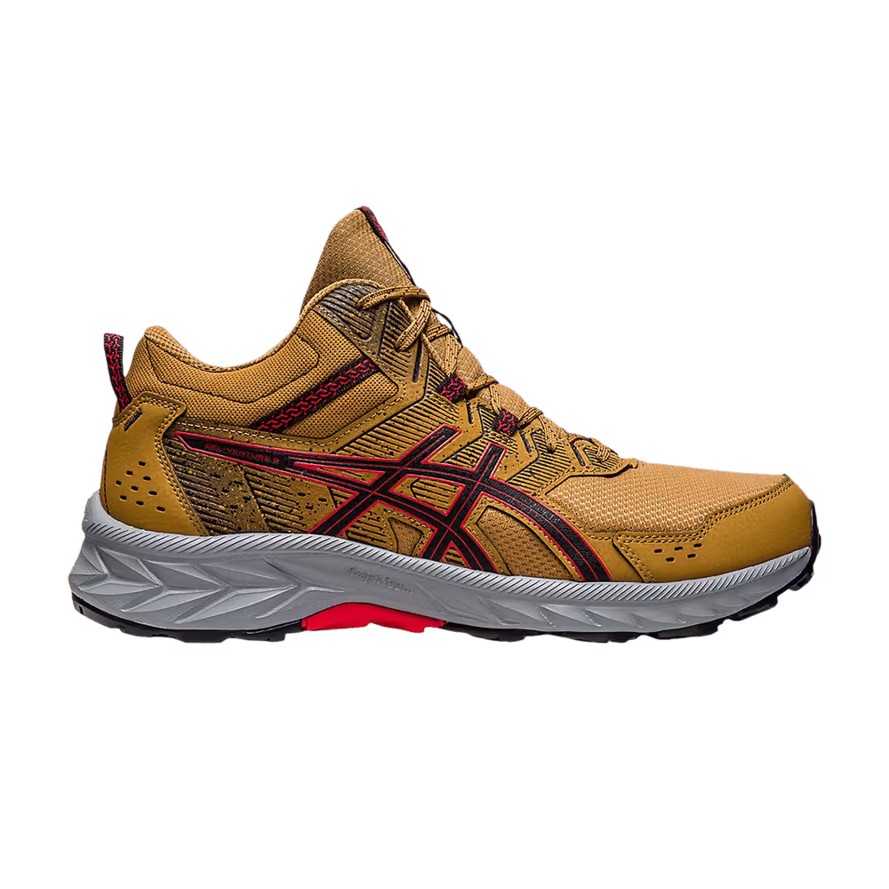 Asics Gel Venture 9 MT Tan Presidio Electric Red