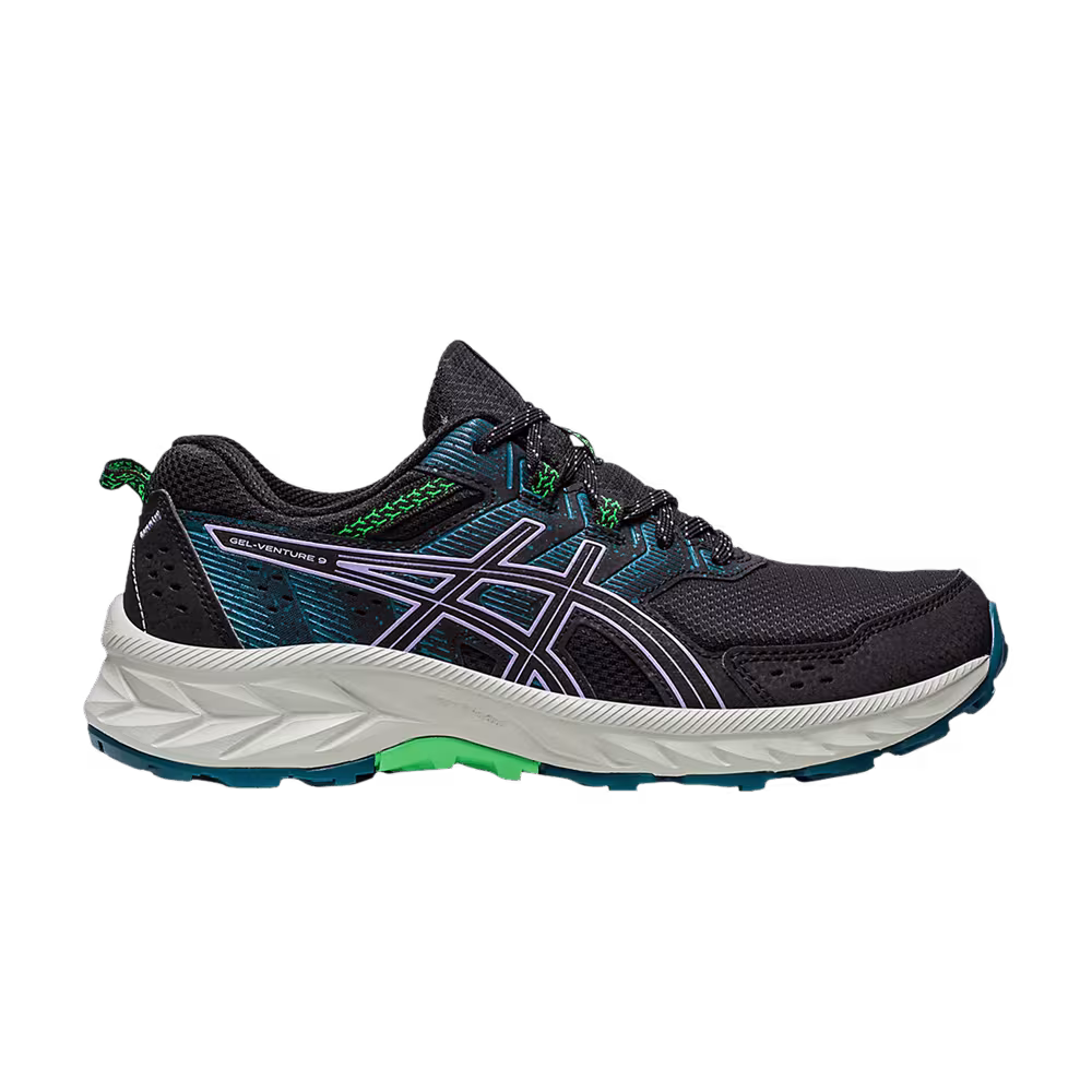 Asics Women's Gel Venture 9 Black Teal Violet