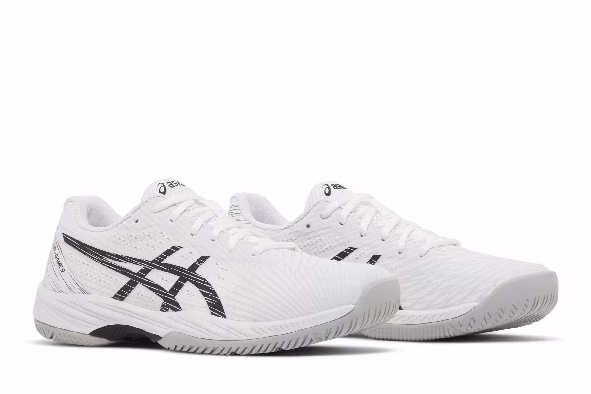 ASICS Gel Game 9 White Black, view 9