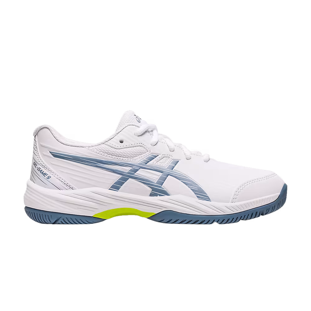 Asics Gel Game 9 GS White Steel Blue