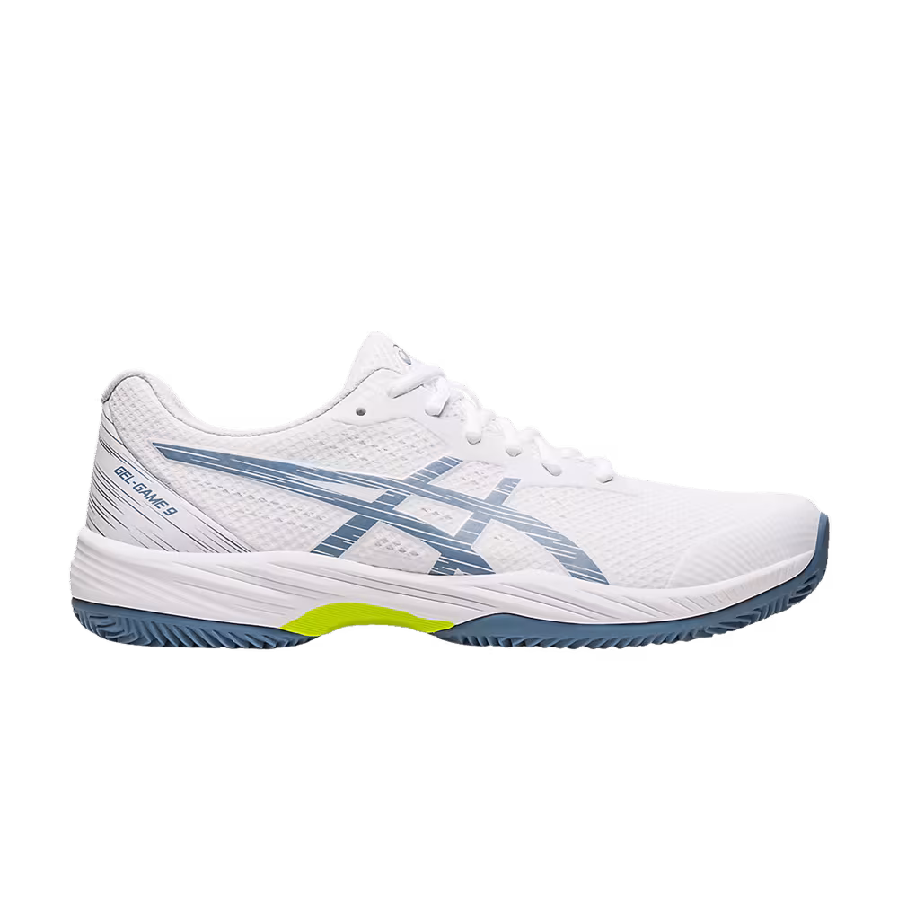 Asics Gel Game 9 Clay OC White Steel Blue