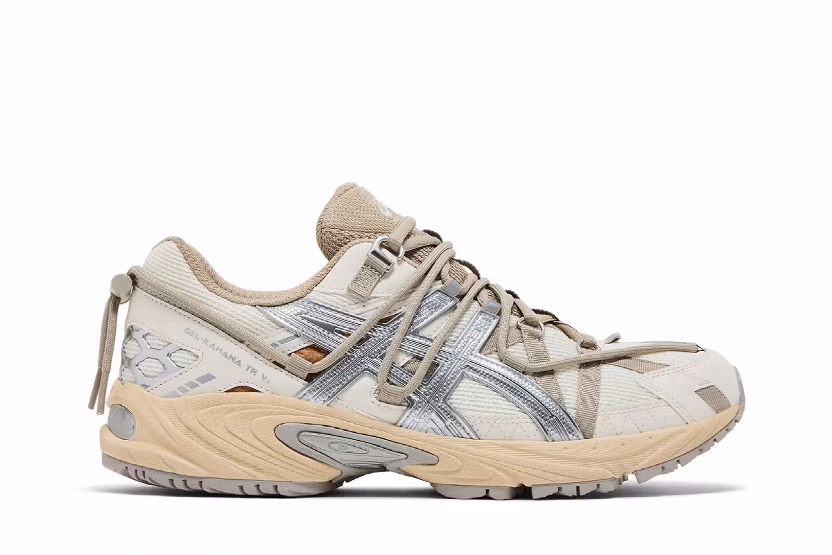 ASICS Gel Kahana TR V2 Cream Pure Silver, view 2