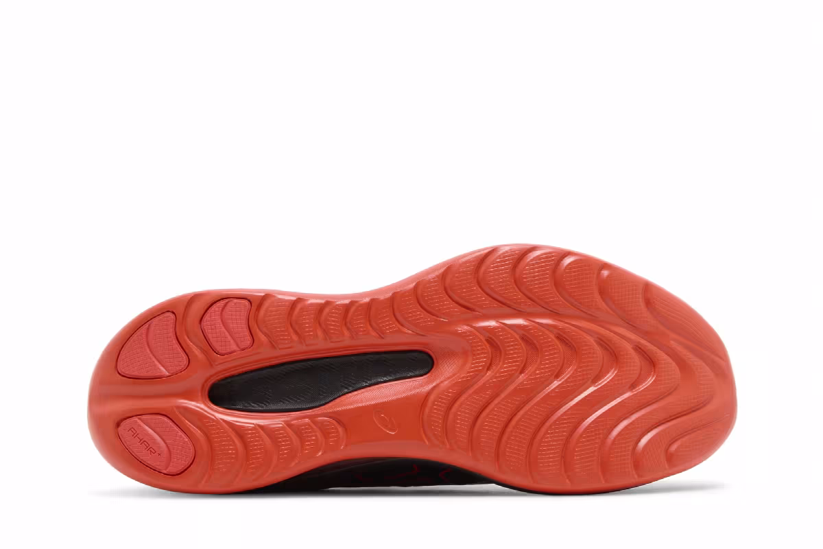 Asics Gel Kinsei Max Black Sunrise Red, view 5