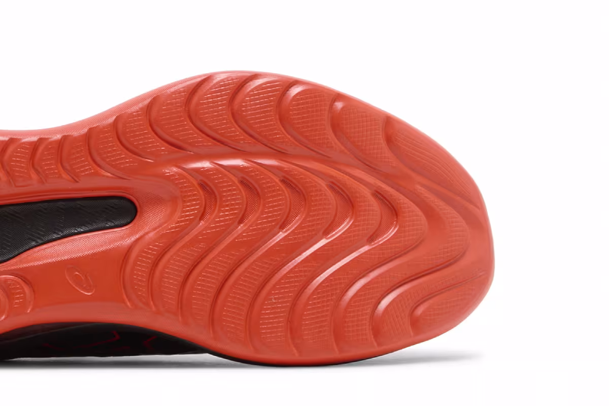 Asics Gel Kinsei Max Black Sunrise Red, view 6