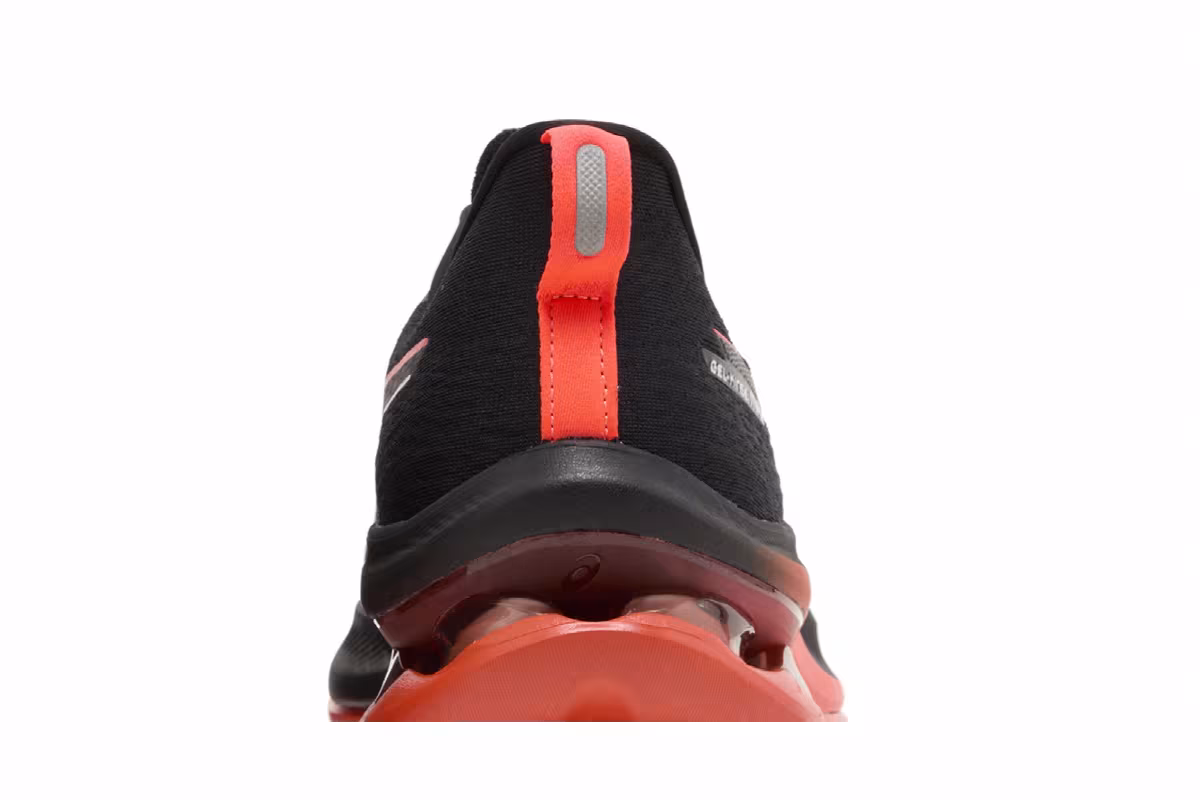Asics Gel Kinsei Max Black Sunrise Red, view 8