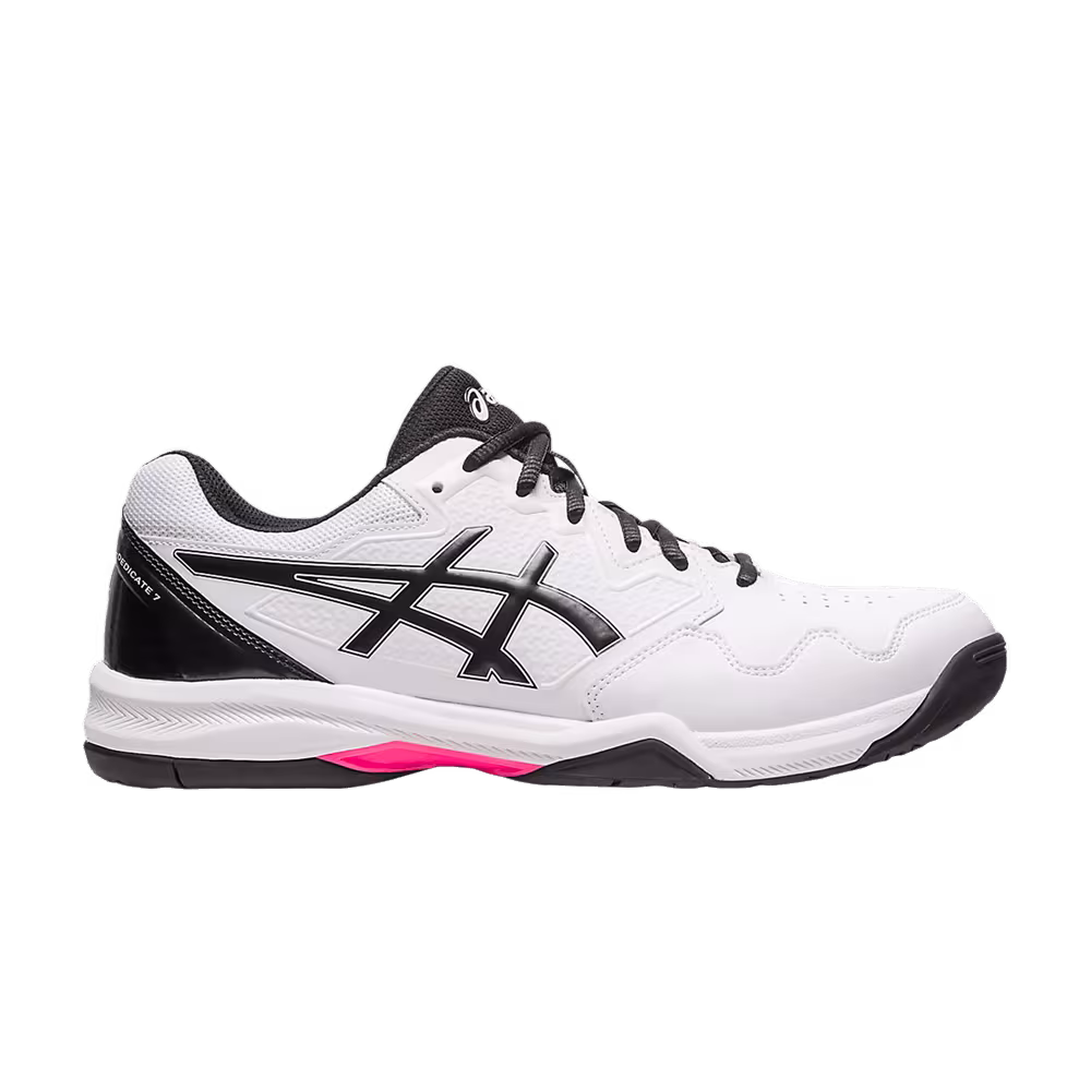 Asics Gel Dedicate 7 White Black Pink