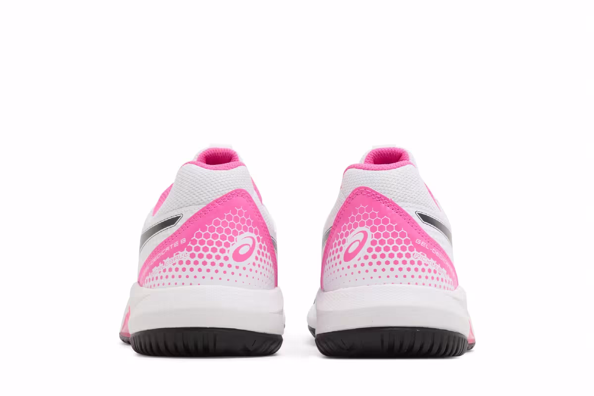 Asics Women's Gel Dedicate 8 White Hot Pink, view 7