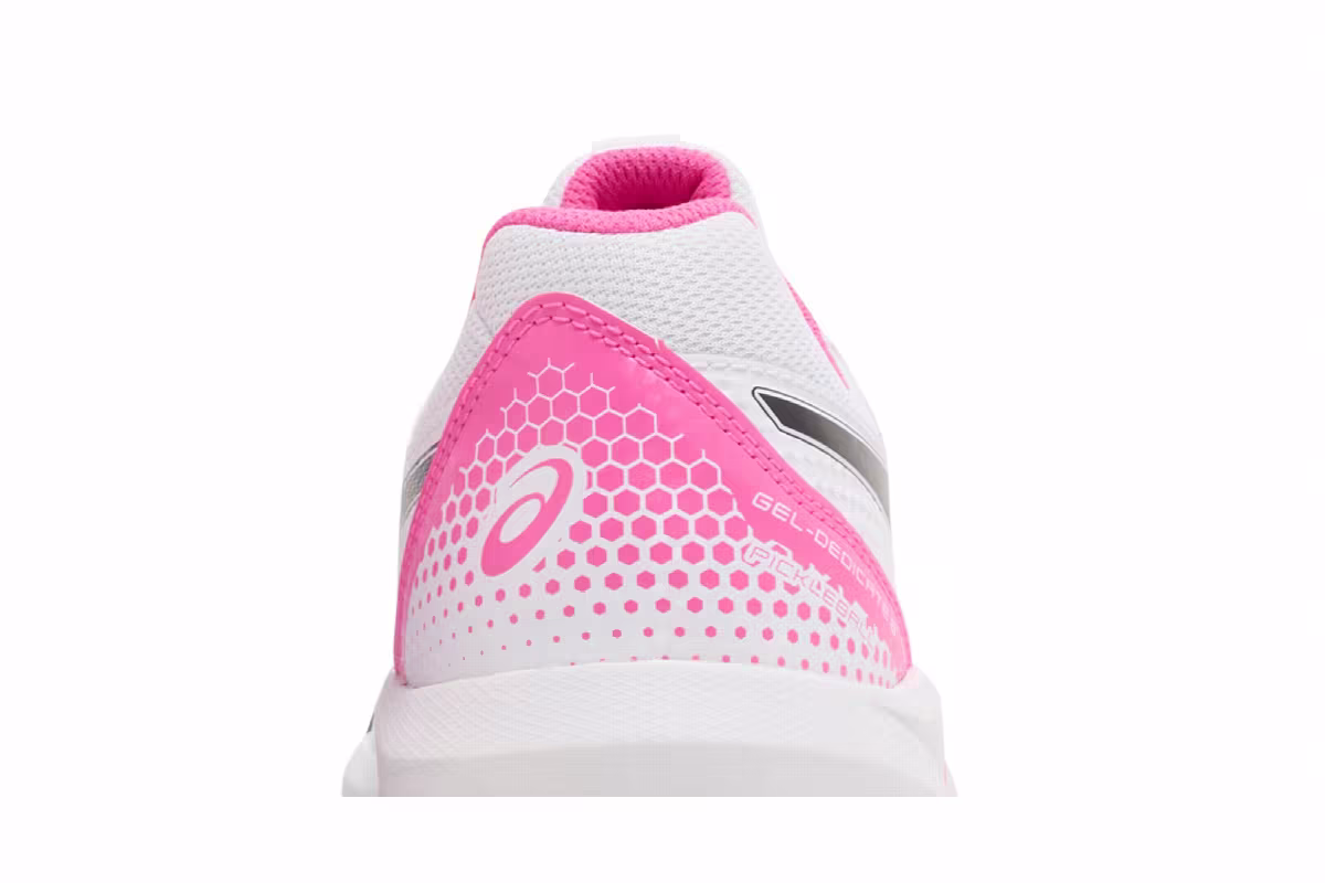 Asics Women's Gel Dedicate 8 White Hot Pink, view 8