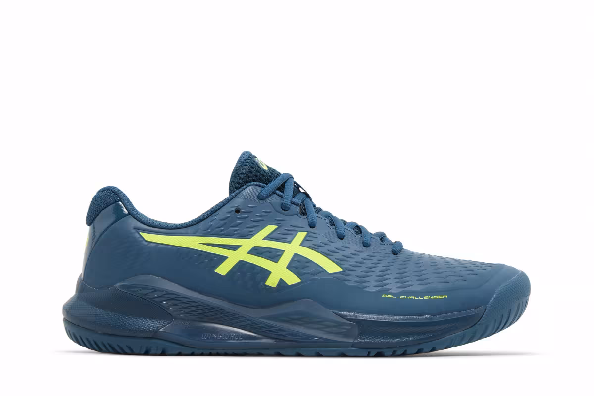 Asics Gel Challenger 14 Restful Teal Safety Yellow, view 2