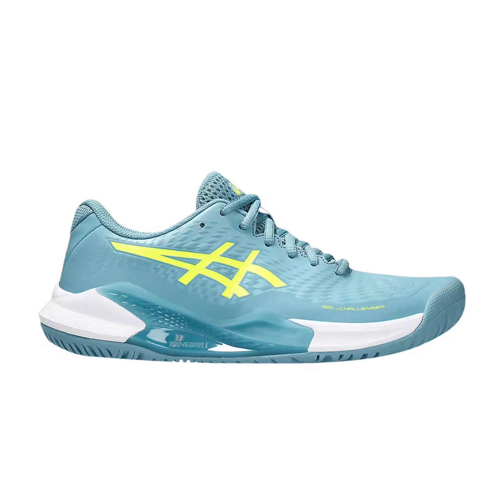 Asics Women's Gel Challenger 14 Gris Blue Safety Yellow