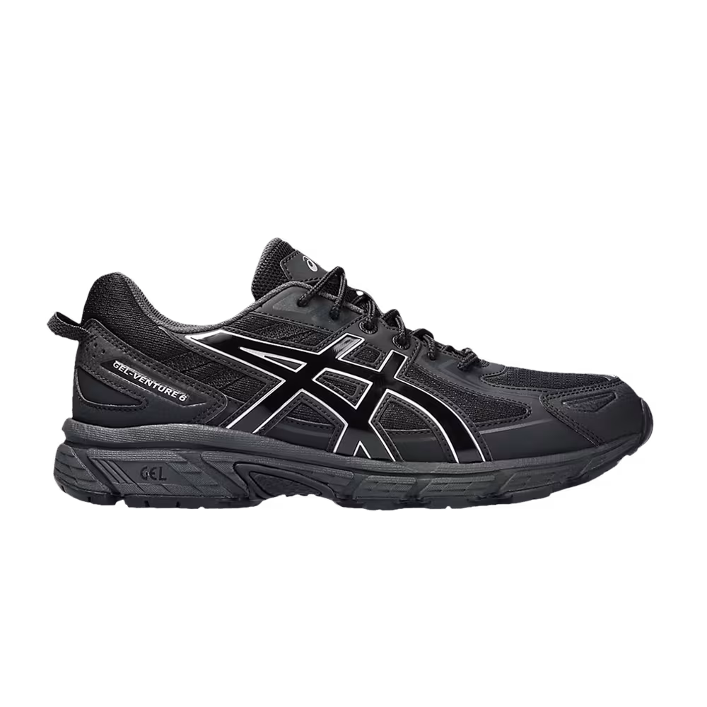 ASICS Gel Venture 6 Black Silver Metallic