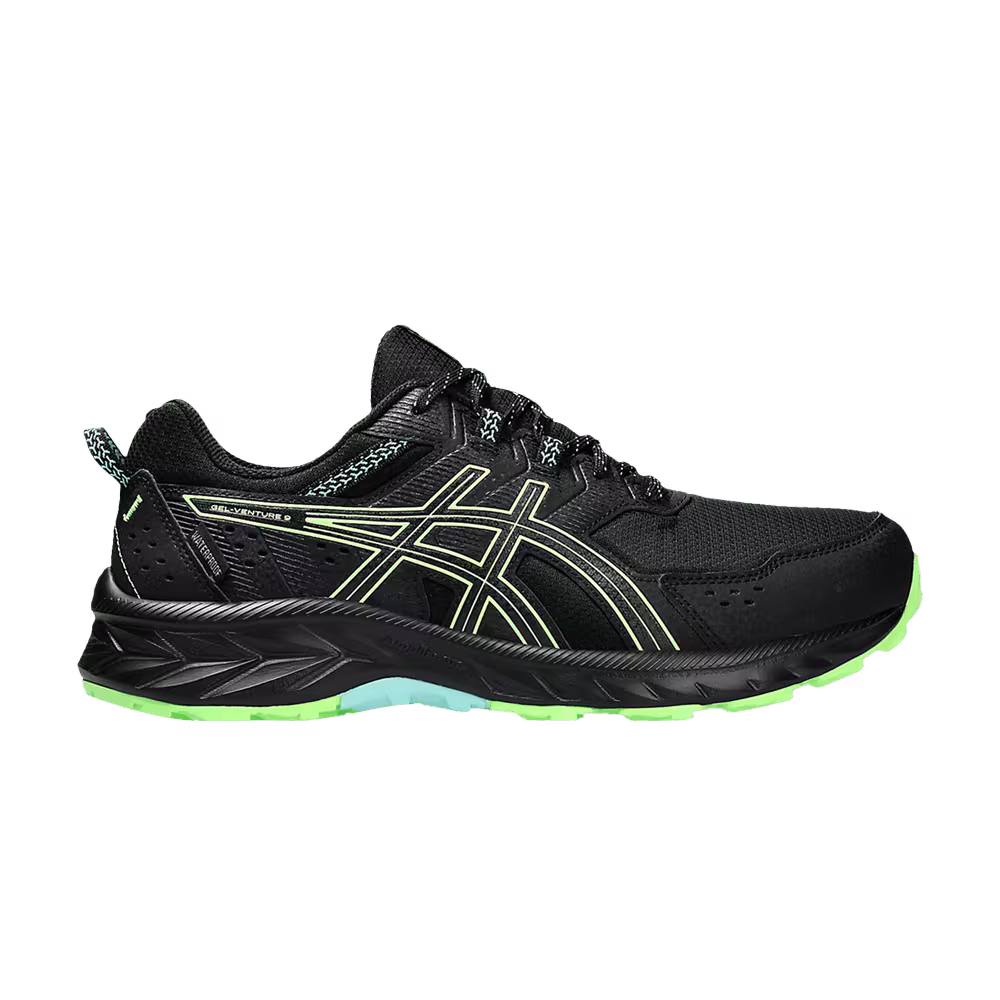 Asics Gel Venture 9 Waterproof Black Illuminate Green