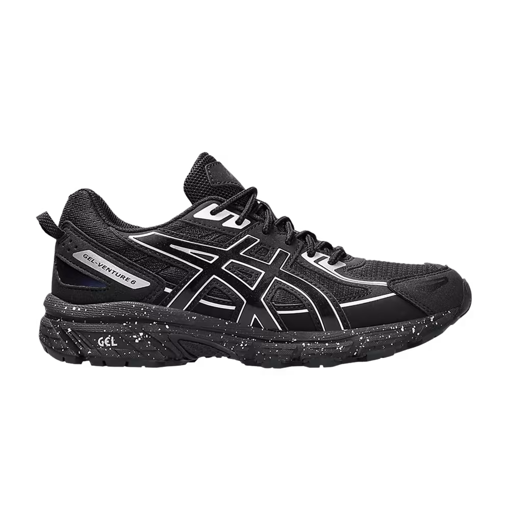 ASICS Gel Venture 6 GS Black Pure Silver