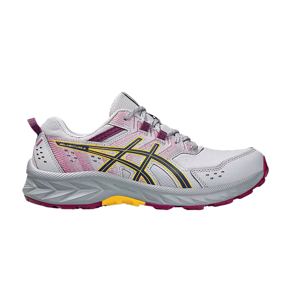 Asics Women's Gel Venture 9 Wide Piedmont Grey Fuchsia