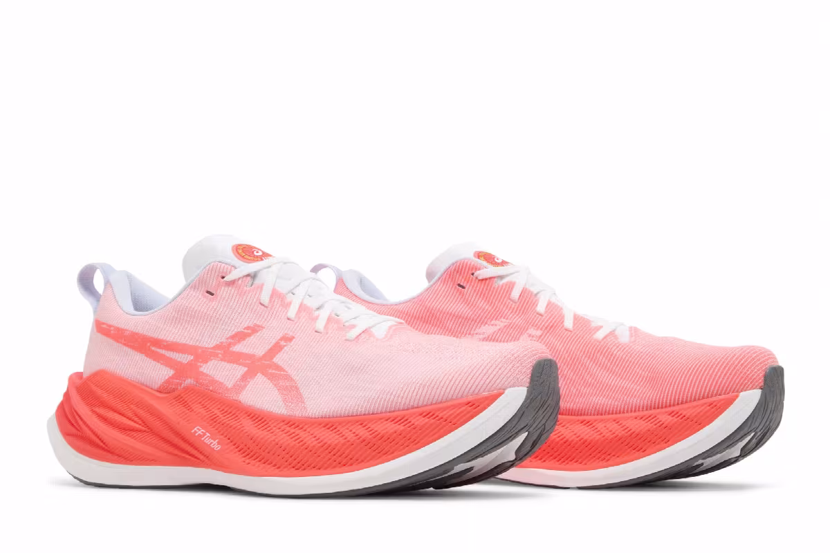 ASICS Superblast White Sunrise Red, view 9