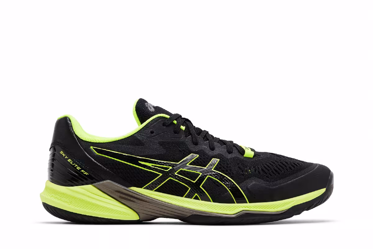 Asics Sky Elite FF 2 Black Safety Yellow, view 2