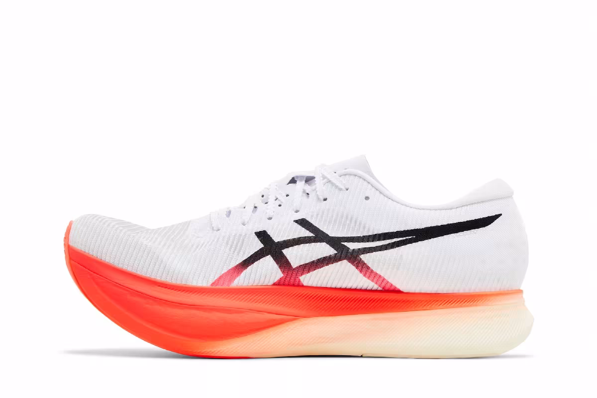 ASICS Metaspeed Sky+ White Sunrise Red, view 4