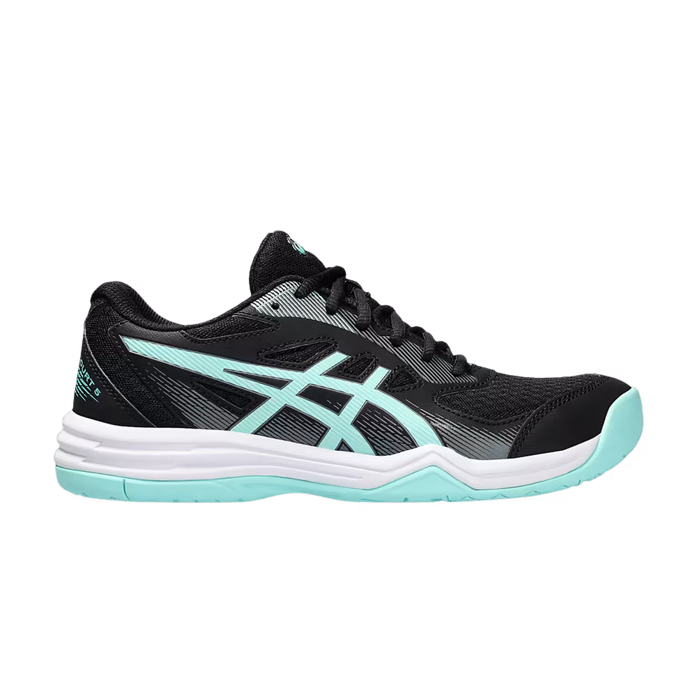 ASICS Women's Upcourt 5 Black Illuminate Mint
