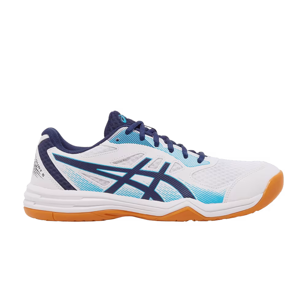 Asics Upcourt 5 White Indigo Blue