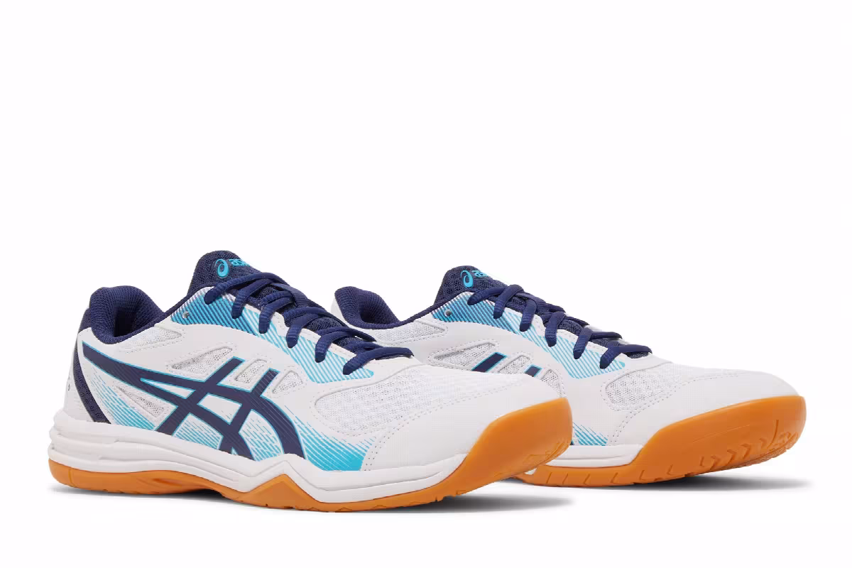 Asics Upcourt 5 White Indigo Blue, view 9