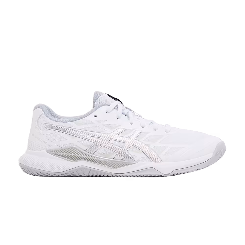 Asics Women's Gel Tactic 12 White Pure Silver