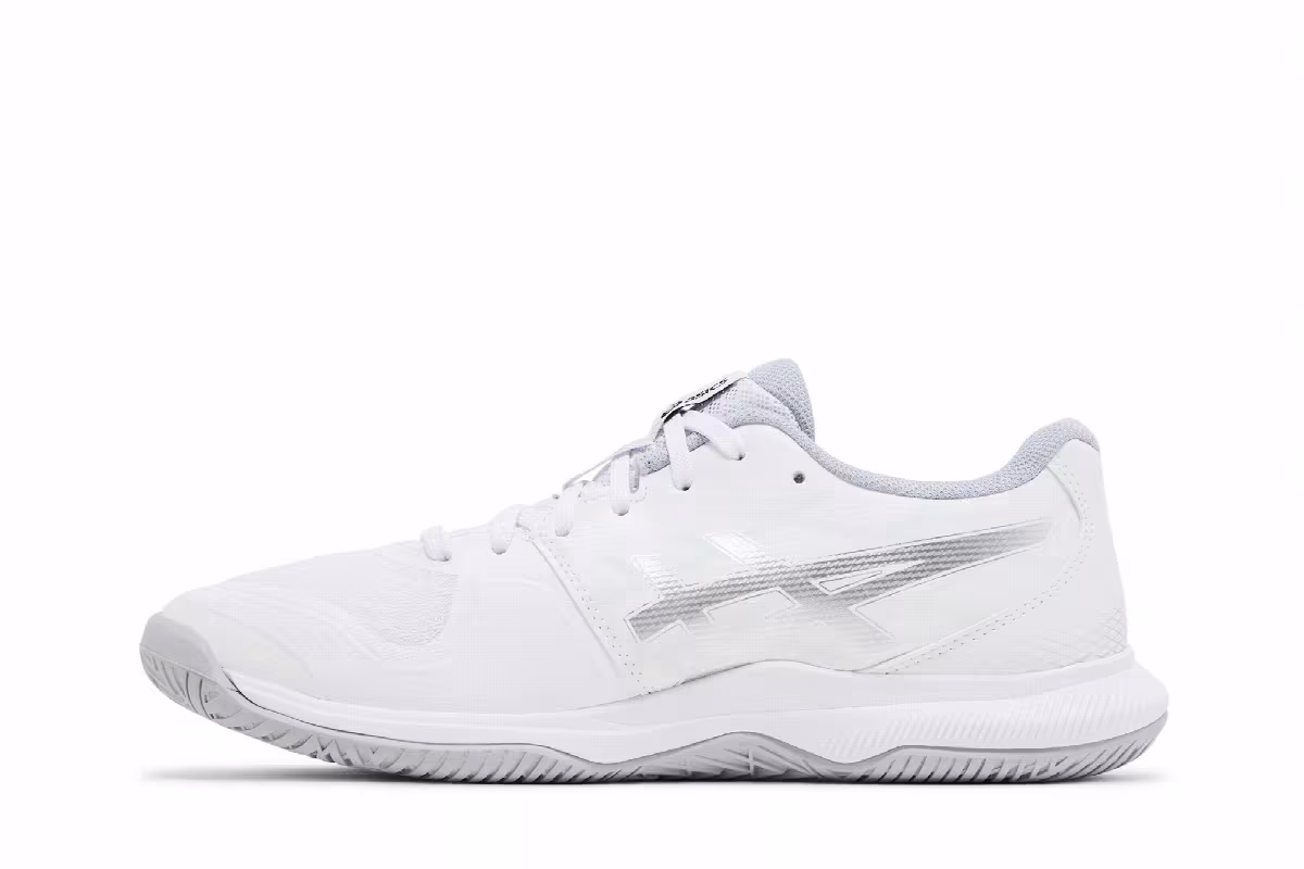 Asics Women's Gel Tactic 12 White Pure Silver, view 4
