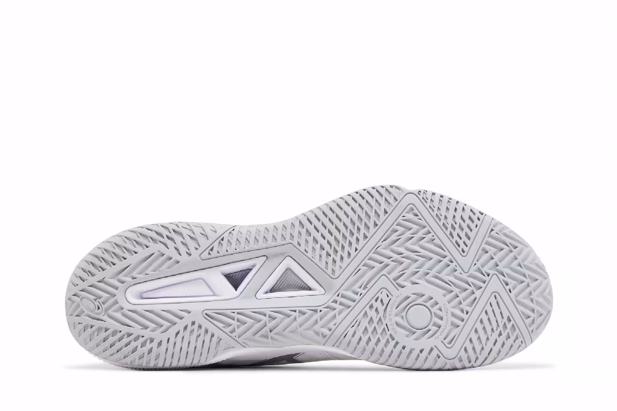 Asics Women's Gel Tactic 12 White Pure Silver, view 5