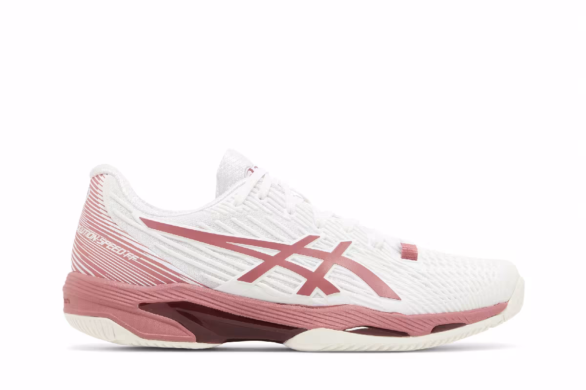 Asics Women's Solution Speed FF 2 White Light Garnet, view 2