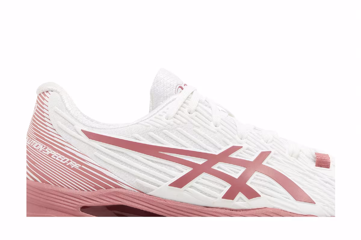 Asics Women's Solution Speed FF 2 White Light Garnet, view 3