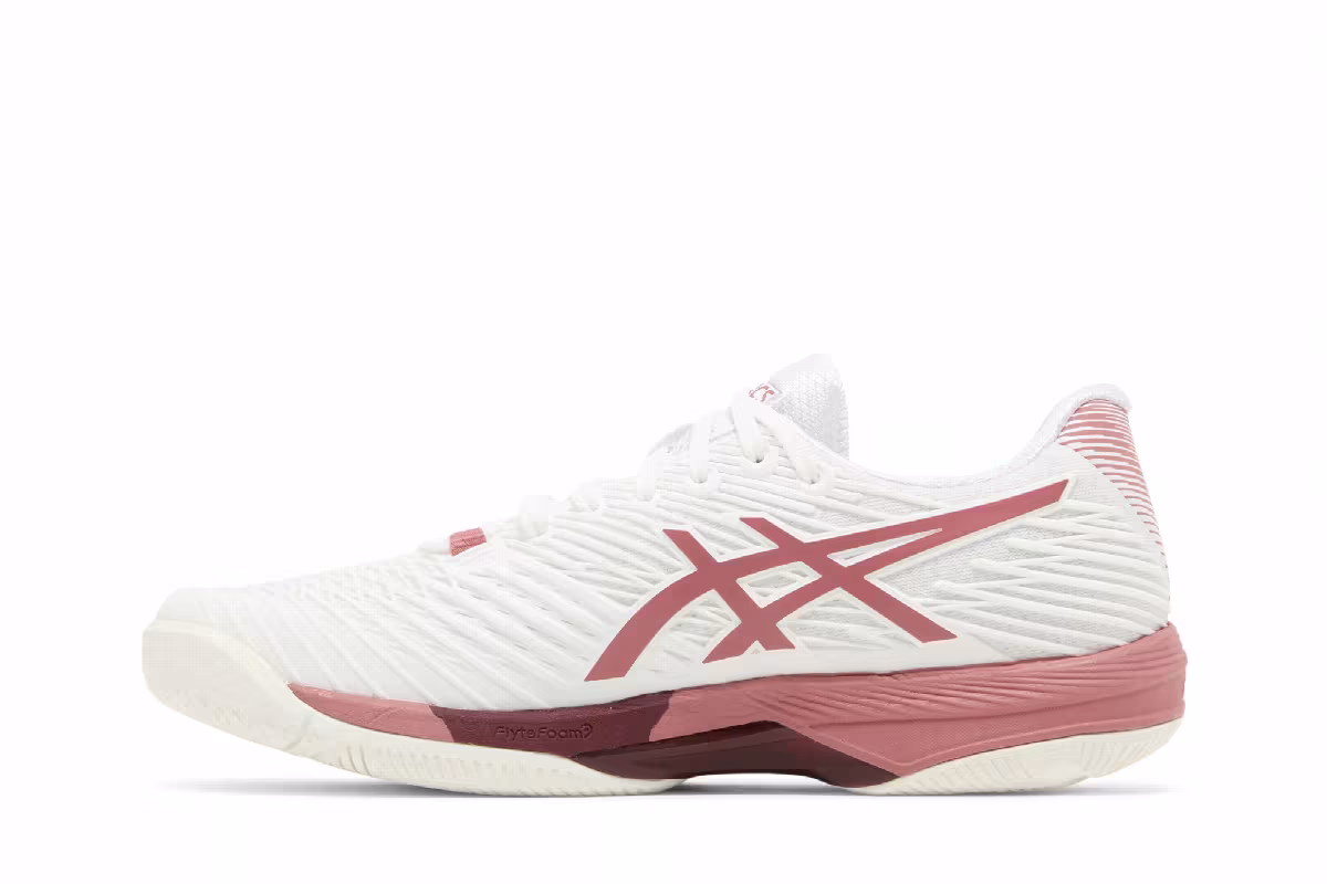 Asics Women's Solution Speed FF 2 White Light Garnet, view 4