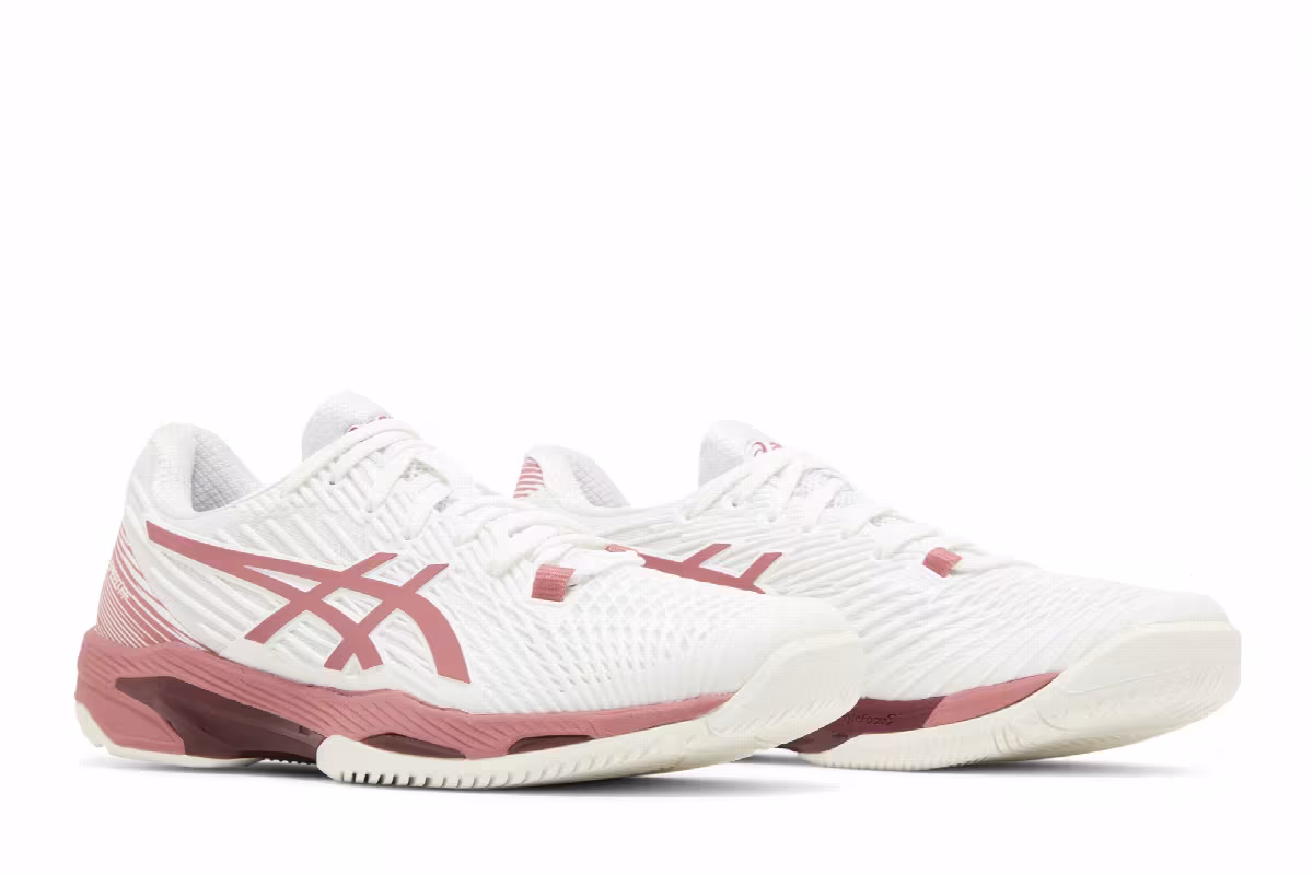 Asics Women's Solution Speed FF 2 White Light Garnet, view 9