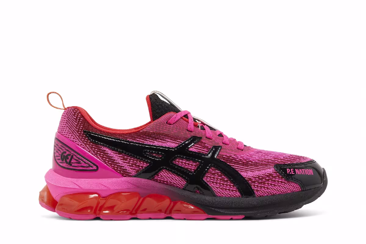 P.E Nation x ASICS Women's Gel-Quantum 180 7 Pink Glow Black, view 2