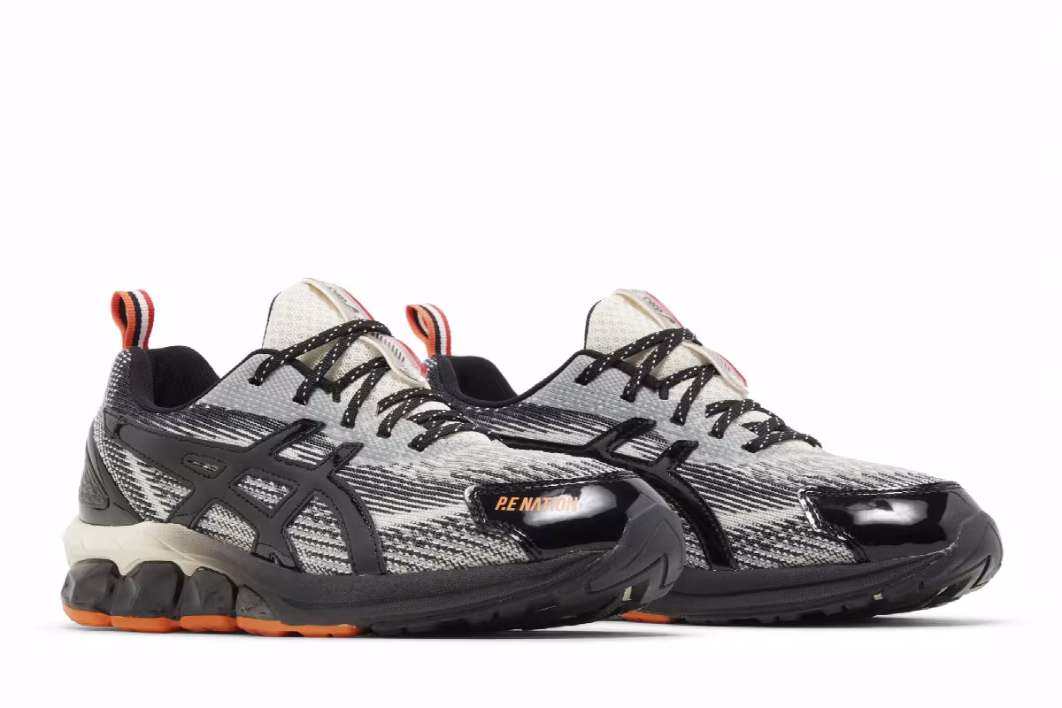 P.E Nation x ASICS Women's Gel-Quantum 180 7 Ivory Black, view 9