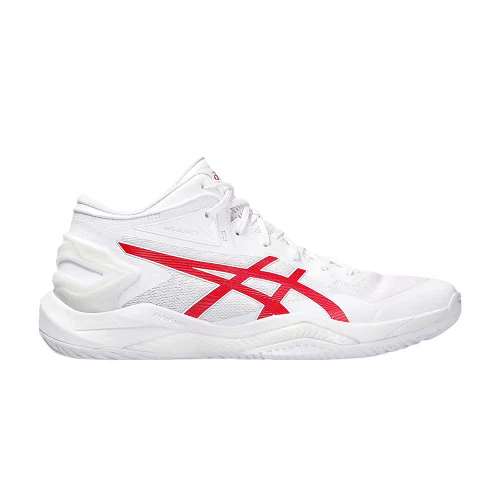 Asics Gel Burst 27 White Classic Red