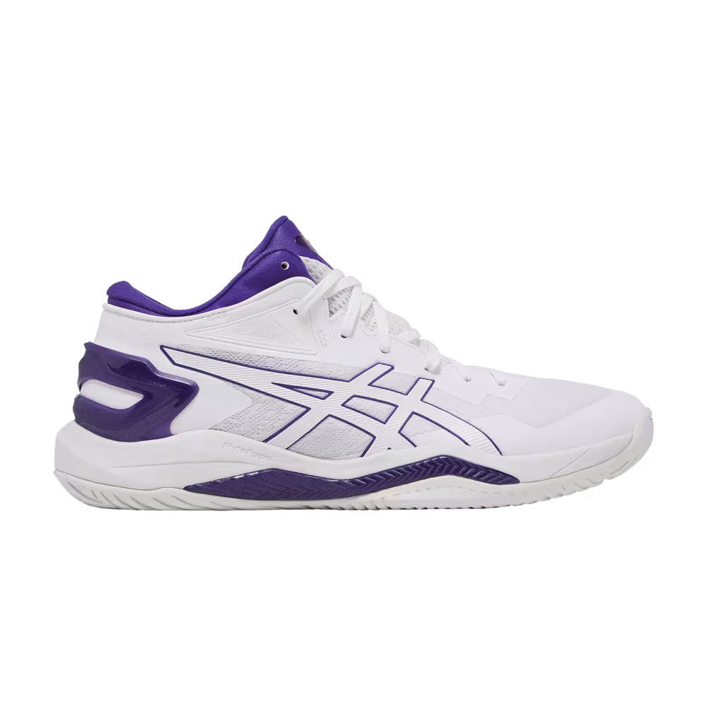 ASICS Gel Burst 27 White Gentry Purple