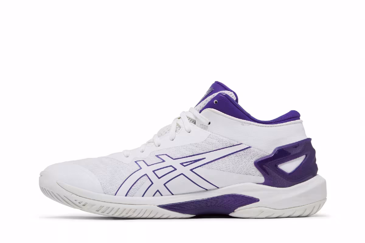 ASICS Gel Burst 27 White Gentry Purple, view 4