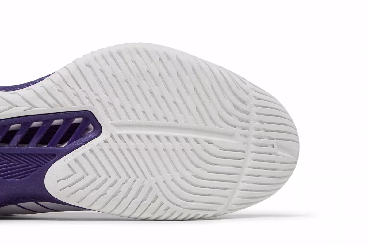 ASICS Gel Burst 27 White Gentry Purple, view 6