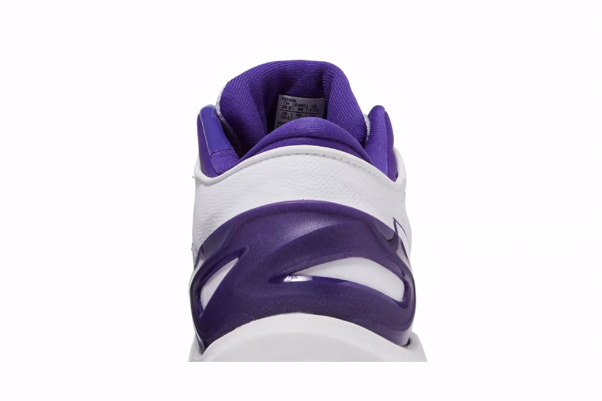 ASICS Gel Burst 27 White Gentry Purple, view 8