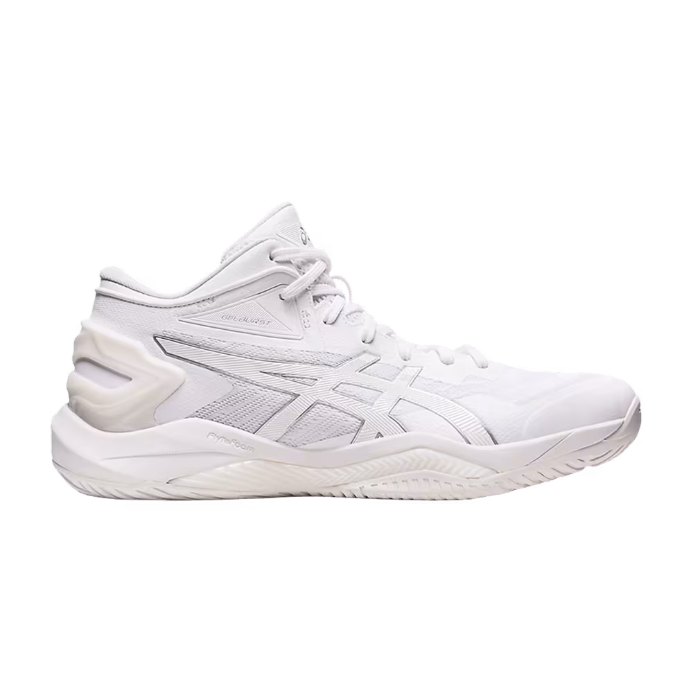 ASICS Gel Burst 27 4E Extra Wide White Pure Silver