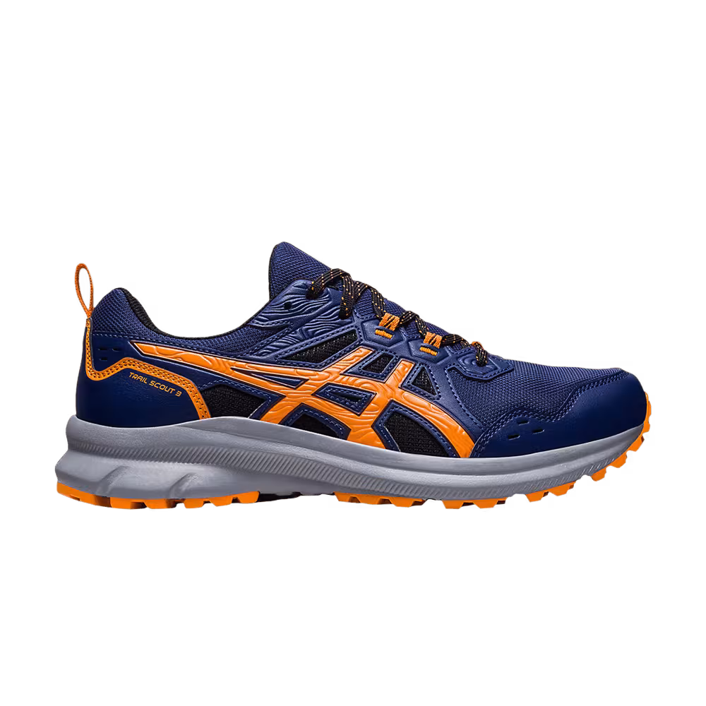 Asics Trail Scout 3 Deep Ocean Bright Orange